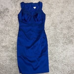 Cache Royal Blue Midi Dress